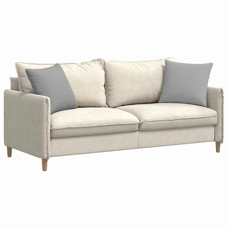 Load image into Gallery viewer, Vidaxl sofa kussens 2 pcs wolkengrijs 45 x 45 cm stof
