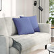 Vidaxl sofa kussens 2 pcs jeans blauw 45 x 45 cm stof