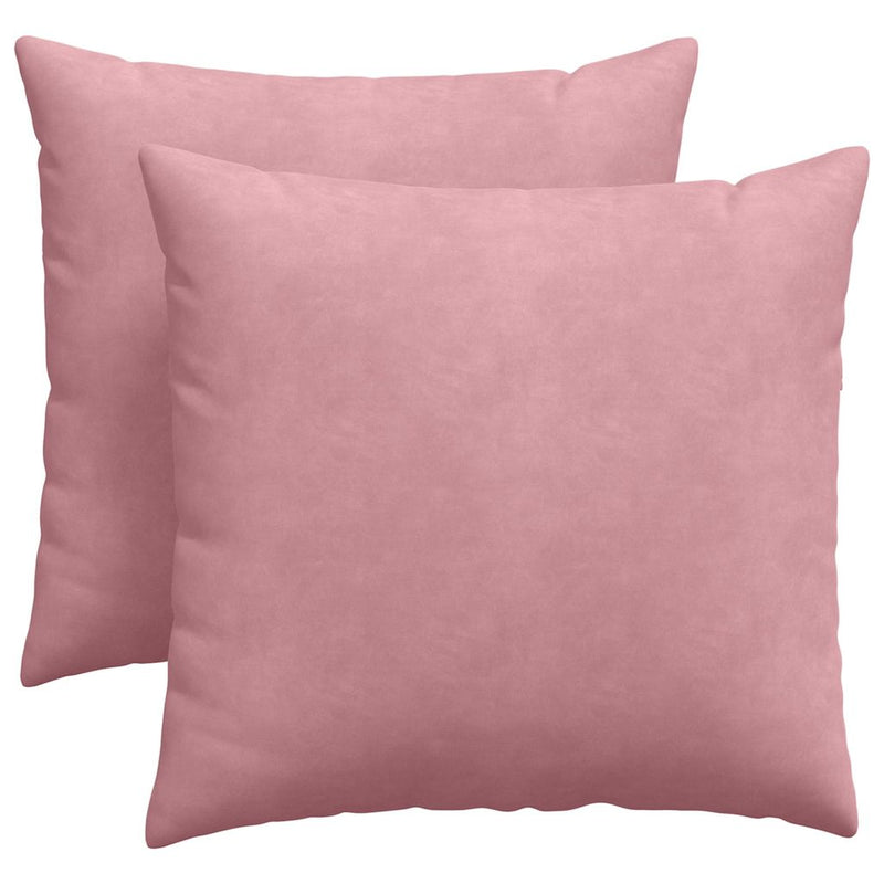 Load image into Gallery viewer, Vidaxl sofa kussens 2 stuks roze 45 x 45 cm cordstof
