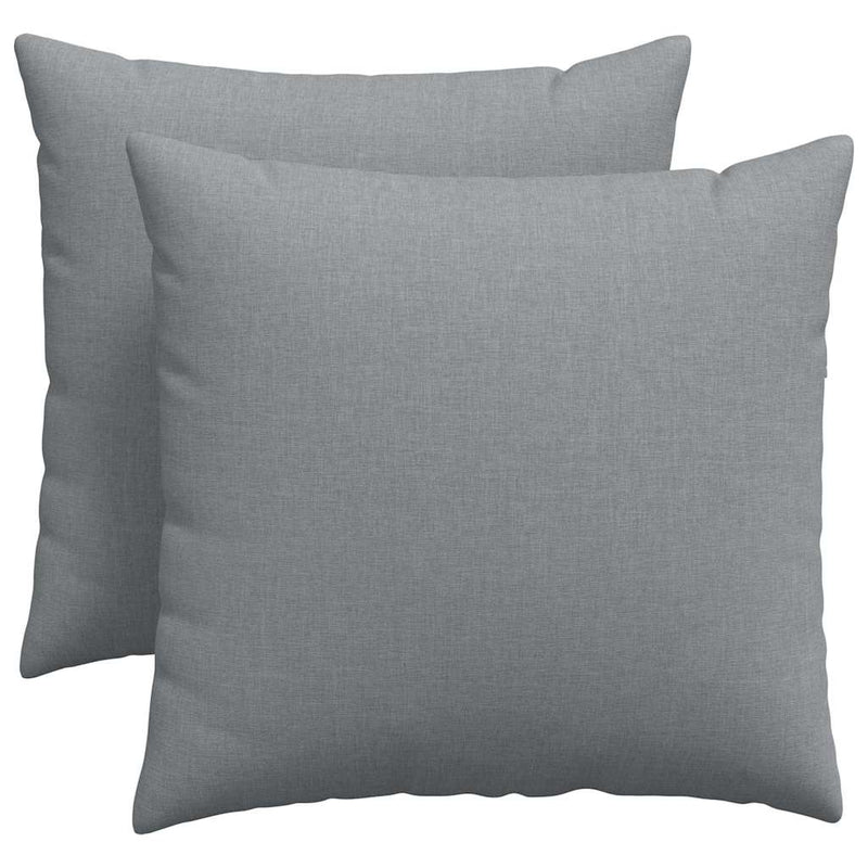 Load image into Gallery viewer, Vidaxl sofa kussens 2 pcs lichtgrijs 50 x 50 cm stof
