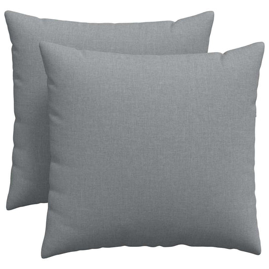 Vidaxl sofa kussens 2 pcs lichtgrijs 50 x 50 cm stof