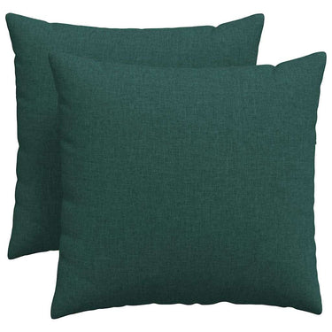 Vidaxl sofa kussens 2 pcs donkergroen 50 x 50 cm stof