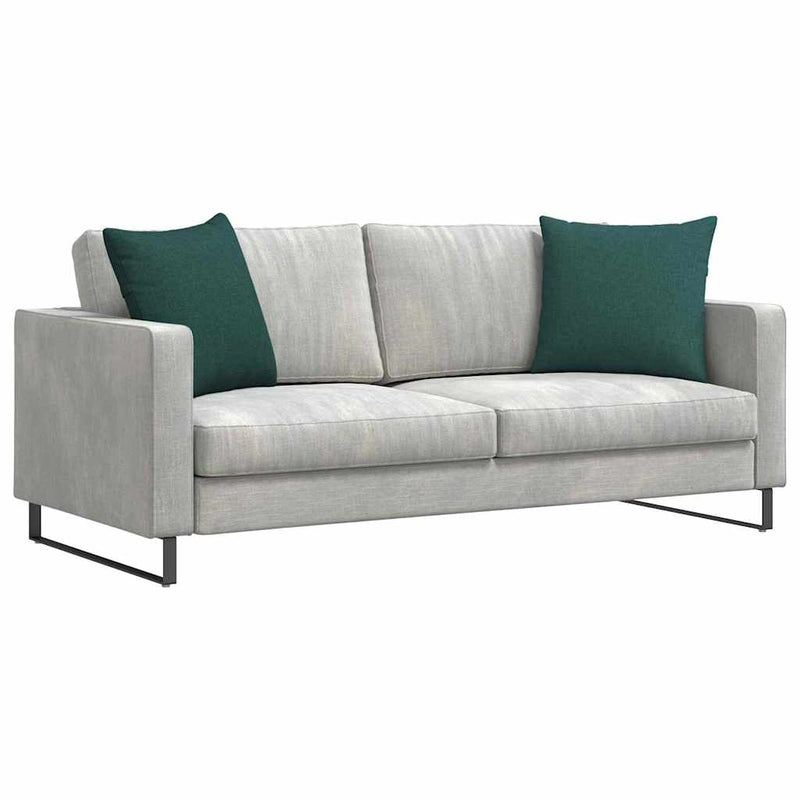 Load image into Gallery viewer, Vidaxl sofa kussens 2 pcs donkergroen 50 x 50 cm stof
