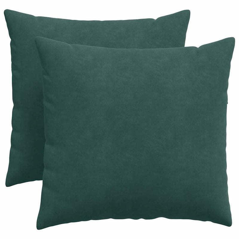 Load image into Gallery viewer, Vidaxl sofa kussens 2 stuks donkergroen 50 x 50 cm cordstof
