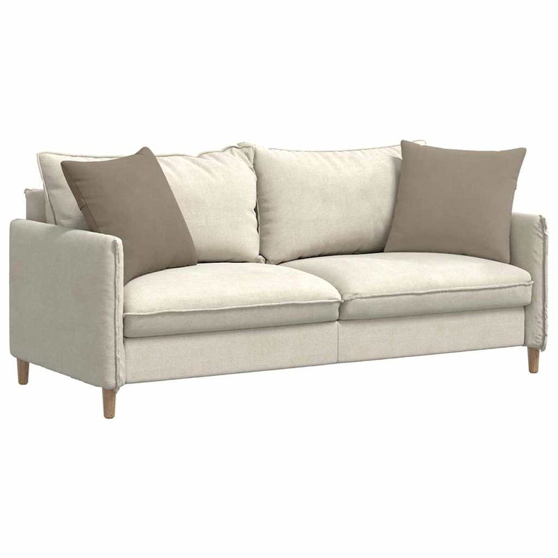Load image into Gallery viewer, Vidaxl sofa kussens 2 stuks taupe 50 x 50 cm stof
