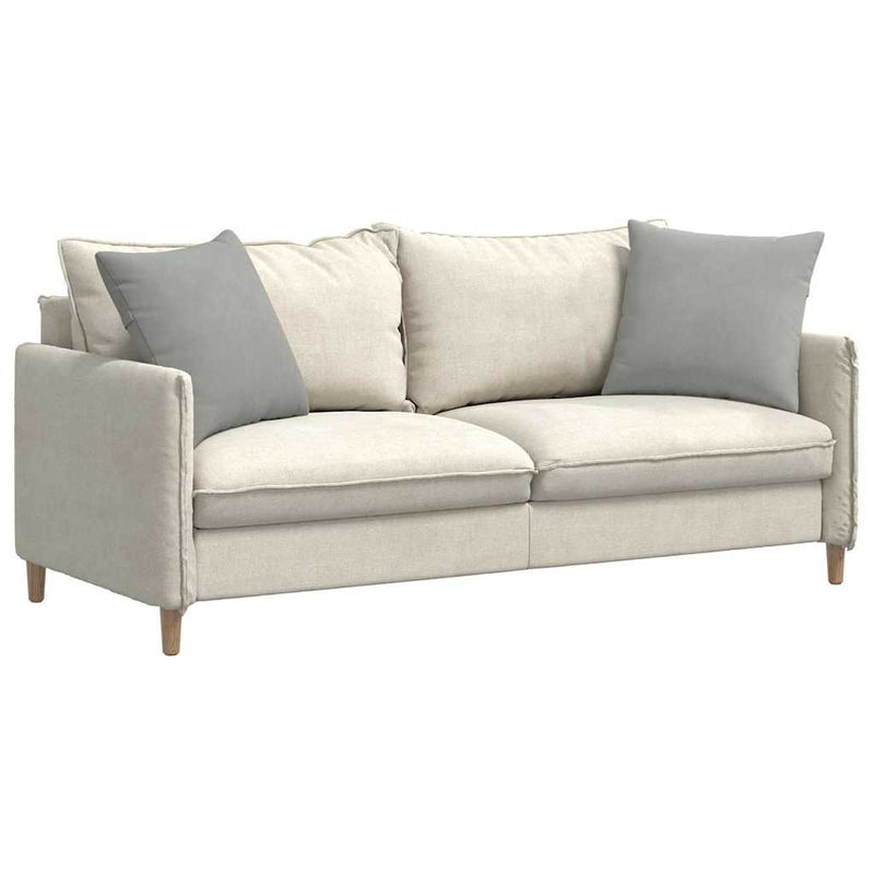 Load image into Gallery viewer, Vidaxl sofa kussens 2 stuks lichtgrijs 50 x 50 cm stof
