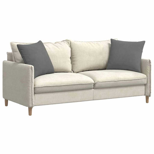 Vidaxl sofa kussens 2 stuks donkergrijs 50 x 50 cm stof