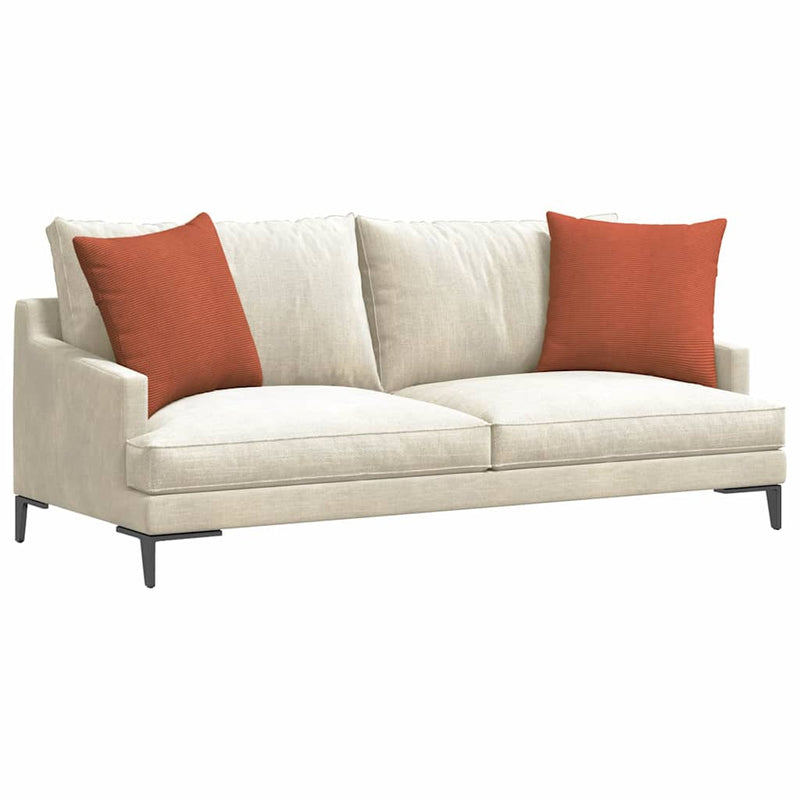 Load image into Gallery viewer, Vidaxl sofa kussens 2 stuks rood-oranje 50 x 50 cm cordstof
