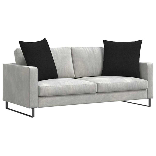 Vidaxl sofa kussens 2 pcs zwart 60 x 60 cm stof