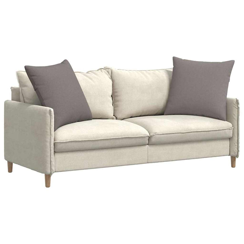 Load image into Gallery viewer, Vidaxl sofa kussens 2 pcs taupe 60 x 60 cm stof
