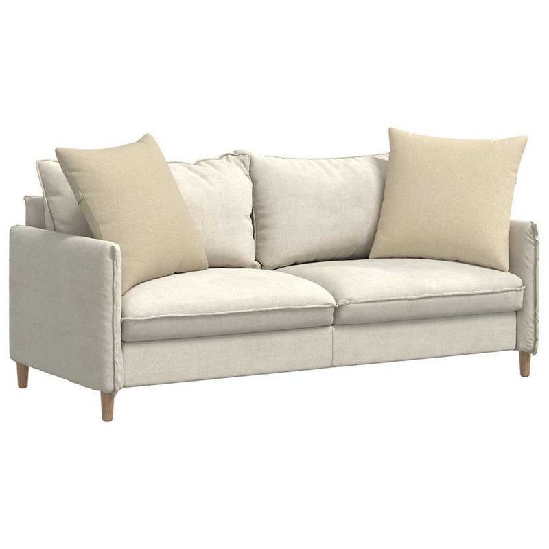 Load image into Gallery viewer, Vidaxl sofa kussens 2 pcs crème 60 x 60 cm stof

