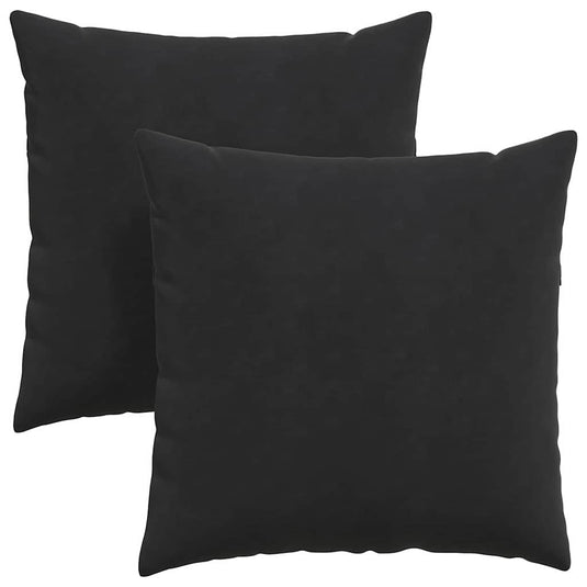 Vidaxl sofa kussens 2 stuks zwart 60 x 60 cm cordstof