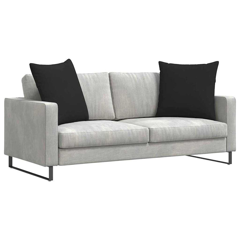 Load image into Gallery viewer, Vidaxl sofa kussens 2 stuks zwart 60 x 60 cm stof
