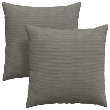 Vidaxl sofa kussens 2 stuks lichtgrijs 60 x 60 cm cordstof