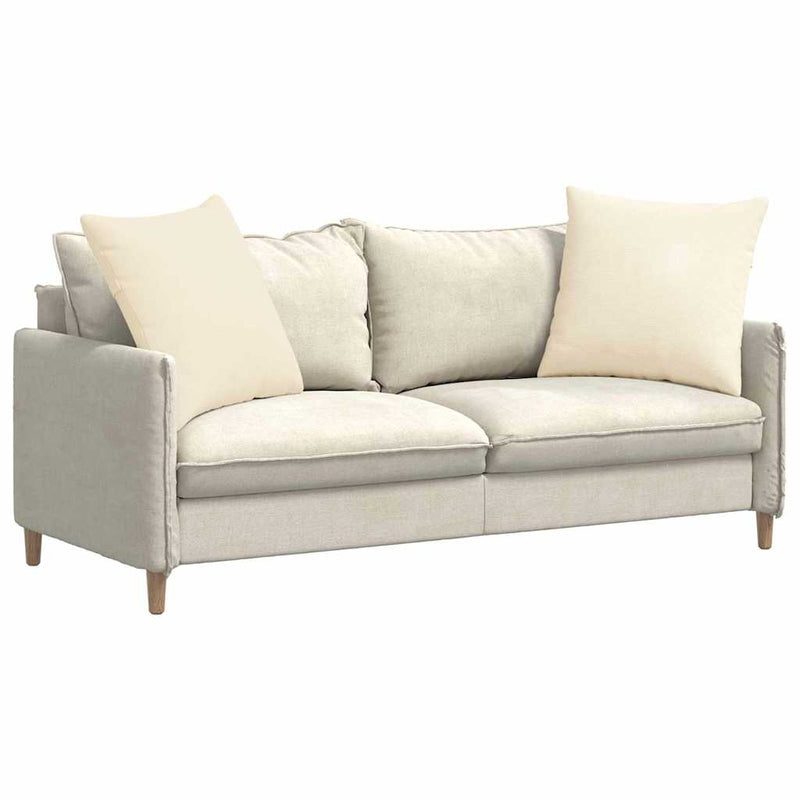 Load image into Gallery viewer, Vidaxl sofa kussens 2 stuks crème 60 x 60 cm cordstof
