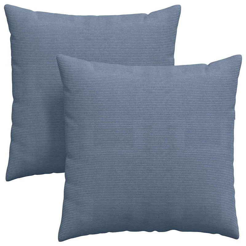 Load image into Gallery viewer, Vidaxl sofa kussens 2 stuks blauw 60 x 60 cm cordstof
