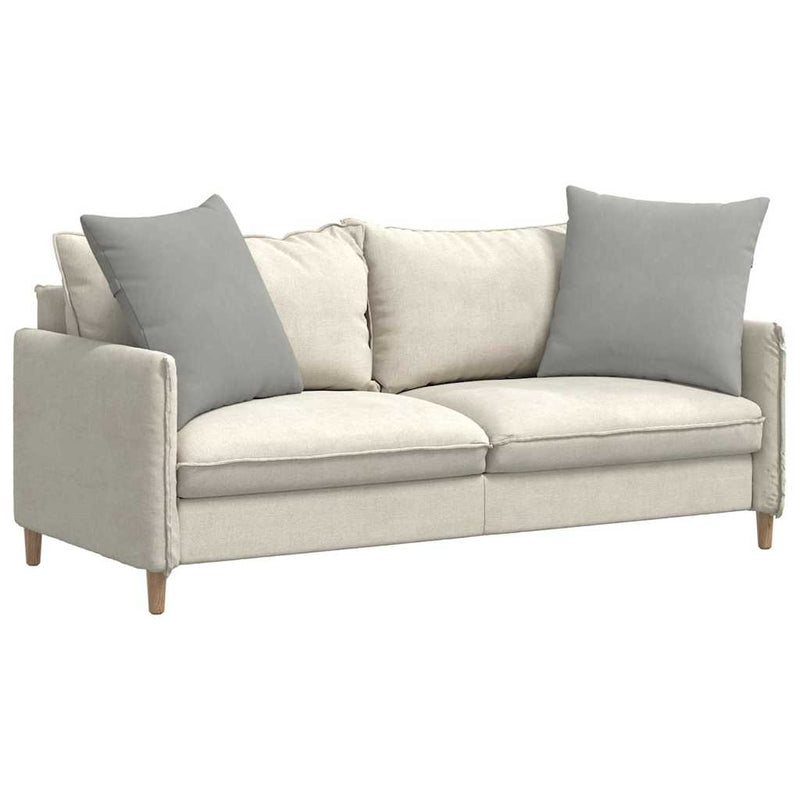 Load image into Gallery viewer, Vidaxl sofa kussens 2 stuks lichtgrijs 80 x 80 cm stof
