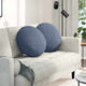 Vidaxl zitkussens 2 pcs blauw ø 50 cm katoen stof