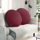 Vidaxl zitkussens 2 pcs wijnrood ø60 x 21 cm stof