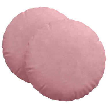 Vidaxl zitkussens 2 pcs roze ø 80 x 29 cm fluweel