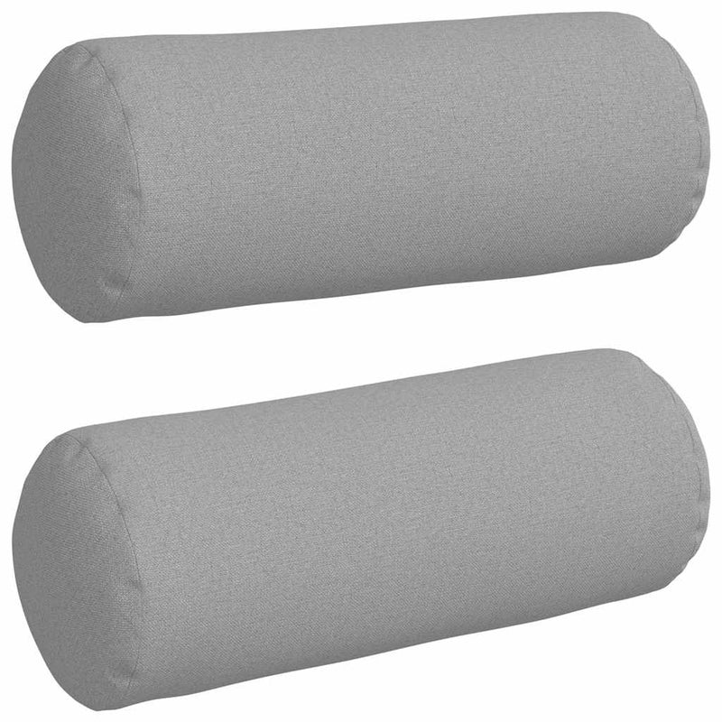 Load image into Gallery viewer, Vidaxl bolster kussens 2 stuks wolkengrijs ø 15 x 40 cm stof
