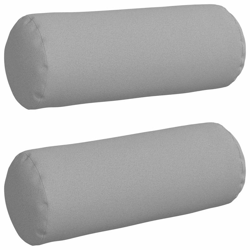 Load image into Gallery viewer, Vidaxl bolster kussens 2 stuks wolkengrijs ø 25 x 70 cm stof
