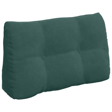 Vidaxl rugkussen donkergroen 80 x 24 x 50 cm fluweel