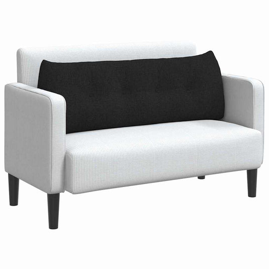 Vidaxl rugkussen zwart 140 x 24 x 50 cm stof