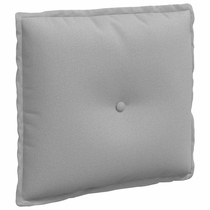 Load image into Gallery viewer, Vidaxl rugkussen wolkengrijs 50 x 19 x 45 cm stof
