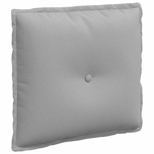 Vidaxl rugkussen wolkengrijs 50 x 19 x 45 cm stof