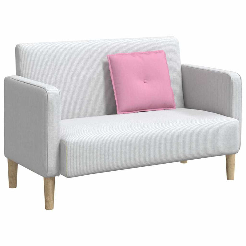 Load image into Gallery viewer, Vidaxl rugkussen roze 50 x 19 x 45 cm stof
