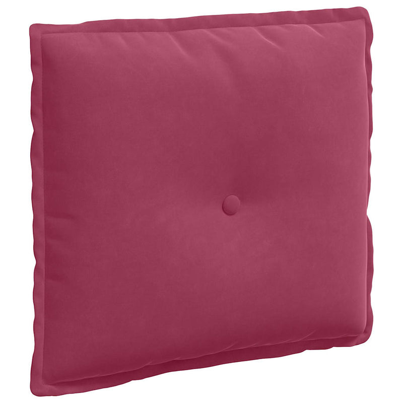 Load image into Gallery viewer, Vidaxl rugkussen wijnrood 50 x 45 cm cordstof
