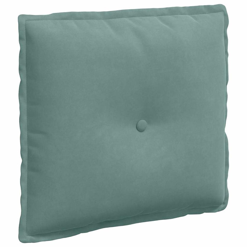 Load image into Gallery viewer, Vidaxl rugkussen zeegroen 50 x 45 cm cordstof
