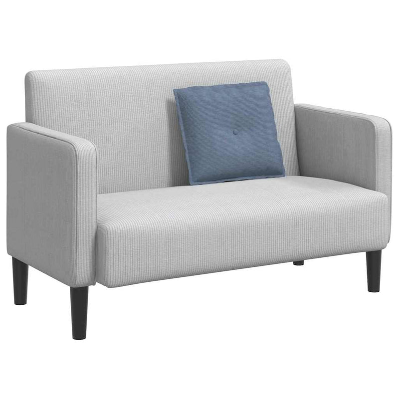 Load image into Gallery viewer, Vidaxl rugkussen blauw 50 x 45 cm cordstof
