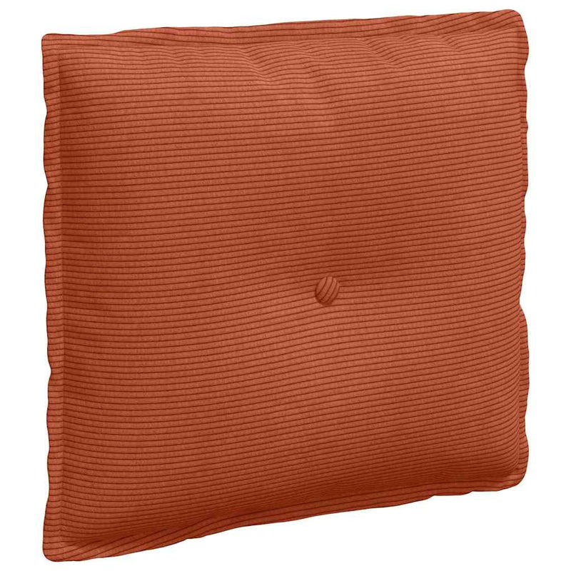 Load image into Gallery viewer, Vidaxl rugkussen rood-oranje 50 x 45 cm cordstof
