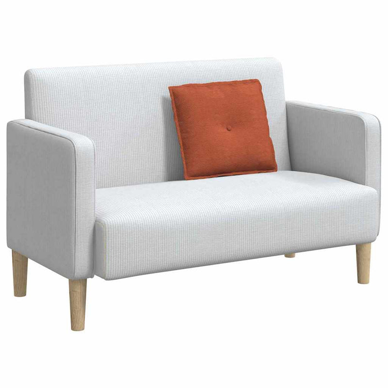 Load image into Gallery viewer, Vidaxl rugkussen rood-oranje 50 x 45 cm cordstof
