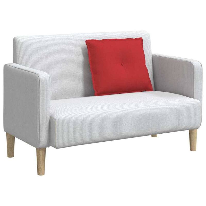 Load image into Gallery viewer, Vidaxl rugkussen rood 60 x 19 x 50 cm stof
