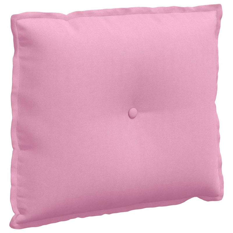 Load image into Gallery viewer, Vidaxl rugkussen roze 60 x 19 x 50 cm stof
