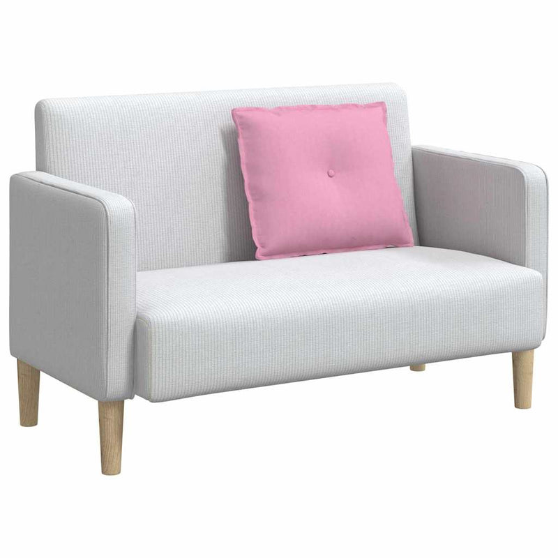 Load image into Gallery viewer, Vidaxl rugkussen roze 60 x 19 x 50 cm stof
