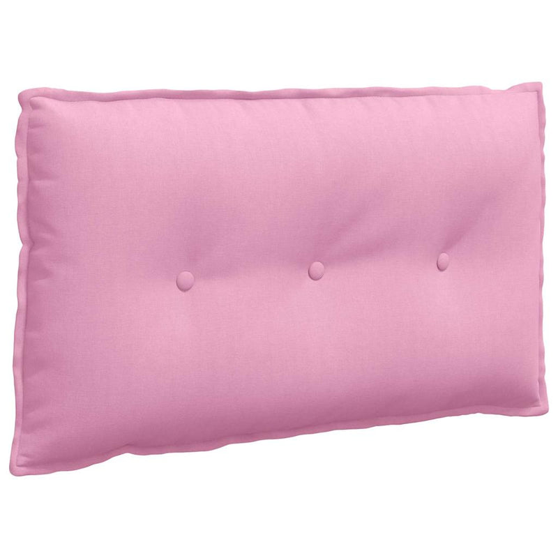 Load image into Gallery viewer, Vidaxl rugkussen roze 80 x 19 x 50 cm stof
