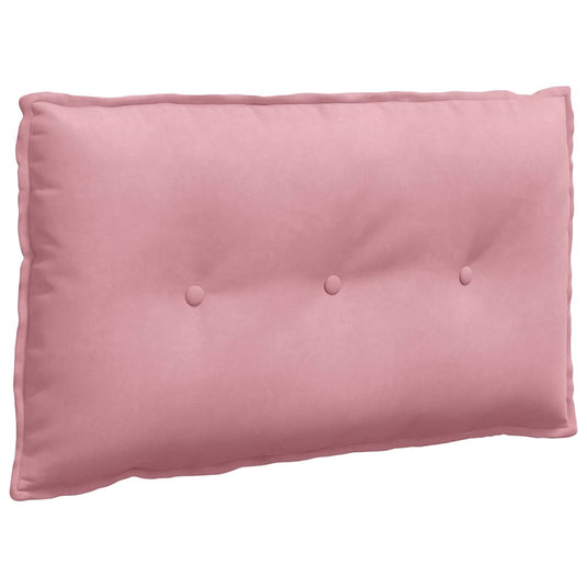 Vidaxl rugkussen roze 80 x 50 cm cordstof