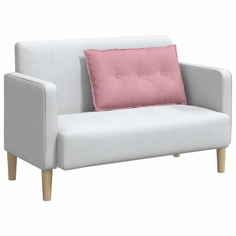 Load image into Gallery viewer, Vidaxl rugkussen roze 80 x 50 cm cordstof
