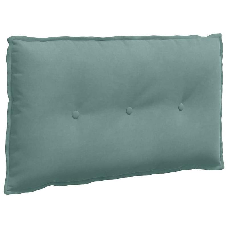Load image into Gallery viewer, Vidaxl rugkussen zeegroen 80 x 50 cm cordstof
