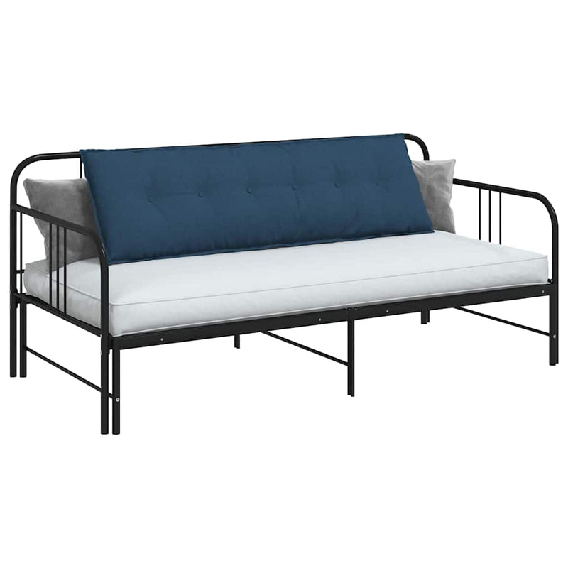 Load image into Gallery viewer, Vidaxl rugkussen blauw 160 x 19 x 50 cm stof
