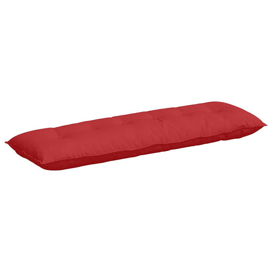 Vidaxl rugkussen rood 160 x 19 x 50 cm stof