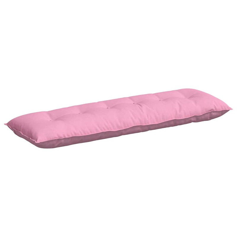 Load image into Gallery viewer, Vidaxl rugkussen roze 160 x 19 x 50 cm stof
