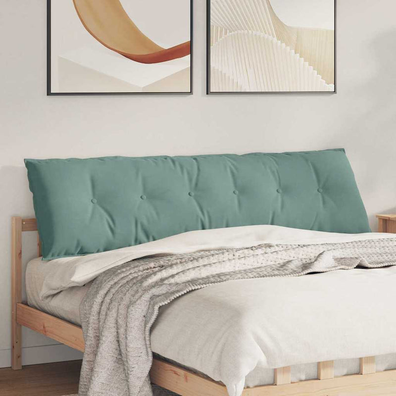 Load image into Gallery viewer, Vidaxl rugkussen zeegroen 180 x 50 cm cordstof

