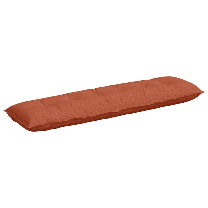 Load image into Gallery viewer, Vidaxl rugkussen rood-oranje 180 x 50 cm cordstof
