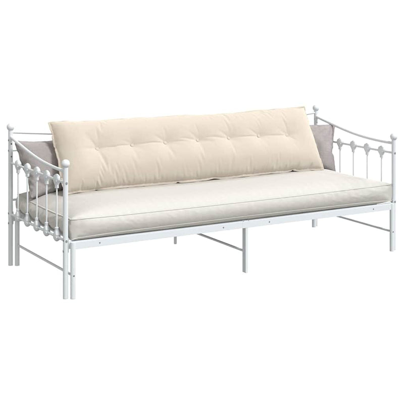 Load image into Gallery viewer, Vidaxl rugkussen beige 200 x 50 cm microvezel stof
