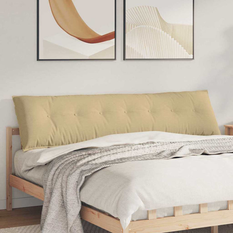 Load image into Gallery viewer, Vidaxl rugkussen grijs groen 200 x 50 cm cordstof

